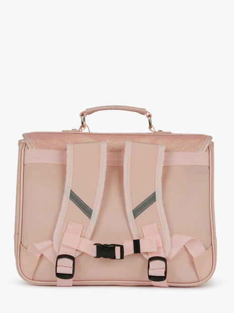 Boekentas 1 Compartiment Caramel et cie Roze boheme FI ander zicht 4