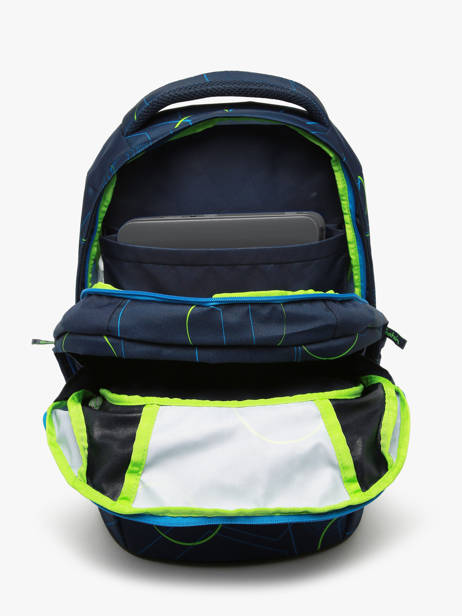 Rugzak 2 Compartimenten Satch Blauw pack SIN1 ander zicht 2