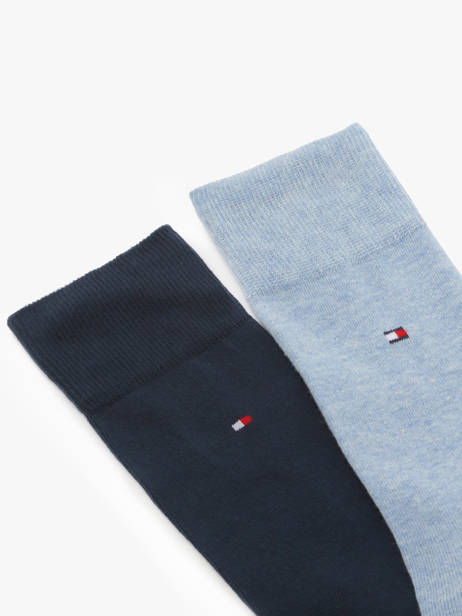 Set Van 2 Paar Sokken Tommy hilfiger Blauw socks 371111 ander zicht 1
