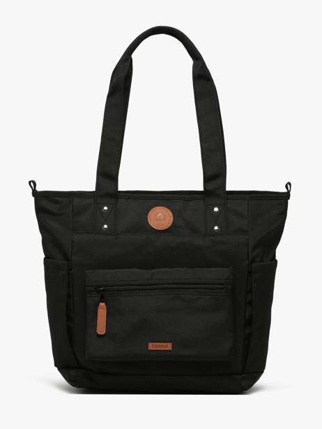 Schoudertas A4 Formaat Adventurer Gerecycleerd Polyester Cabaia Zwart adventurer TOTEBAGM