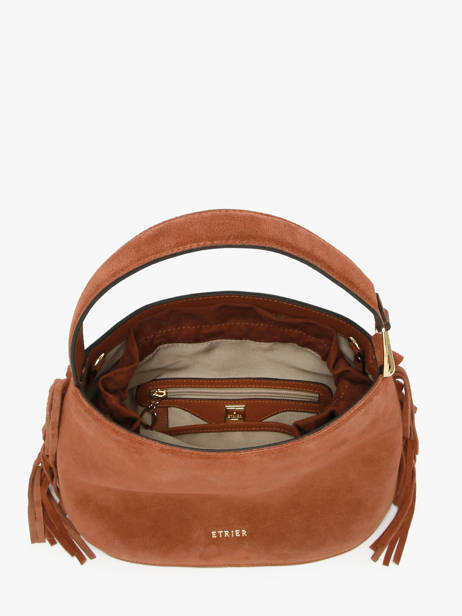 Cross Body Tas Country Leder Etrier Bruin country ECOU161M ander zicht 5