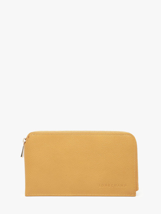 Longchamp Le foulonné Clutch Geel