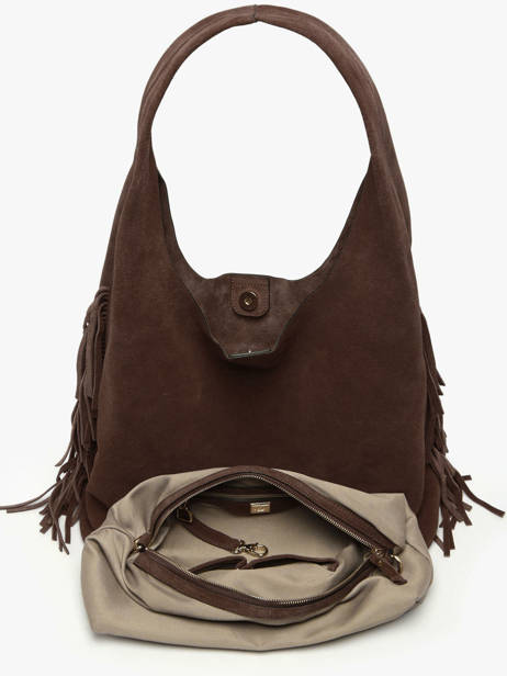 Schoudertas L Country Leder Etrier Bruin country ECOU154L ander zicht 4