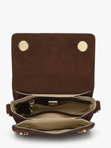 Cross Body Tas Altesse Suede Etrier Bruin altesse suede EASU048X ander zicht 3
