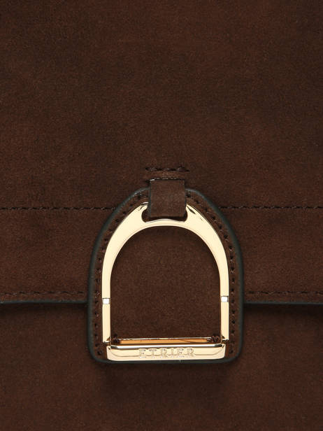 Cross Body Tas Altesse Suede Etrier Bruin altesse suede EASU048X ander zicht 5