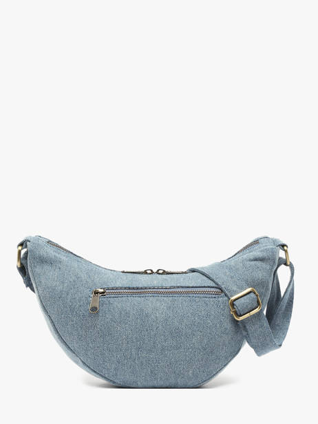 Cross Body Tas Denim Katoen Hindbag Blauw denim DE ander zicht 4