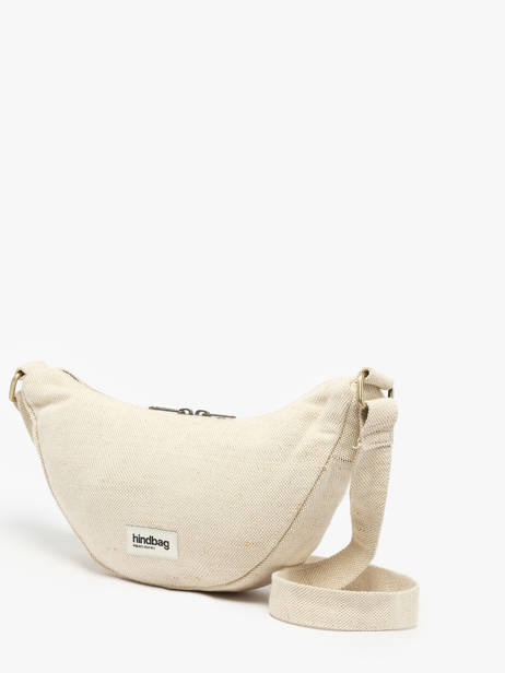 Cross Body Tas Jute Katoen Hindbag Beige jute JU ander zicht 2