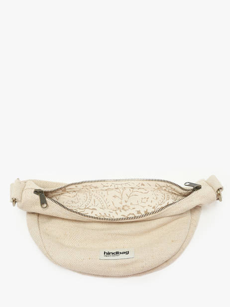 Cross Body Tas Jute Katoen Hindbag Beige jute JU ander zicht 3