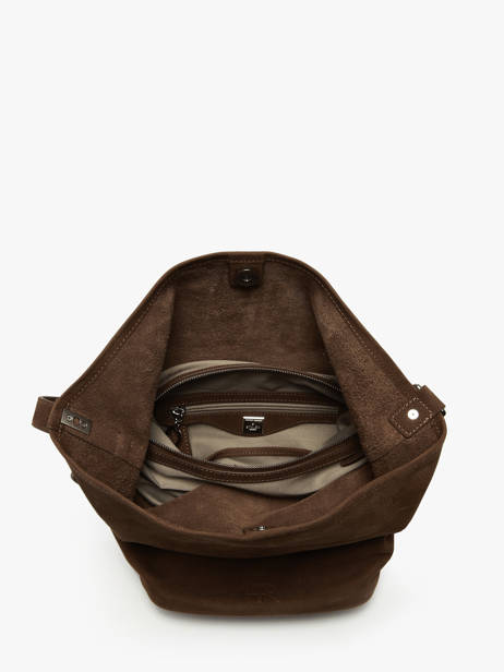 Cross Body Tas Rugzak M Cavalier Nubuck Leder Etrier Bruin cavalier nubuck ECAN126M ander zicht 6