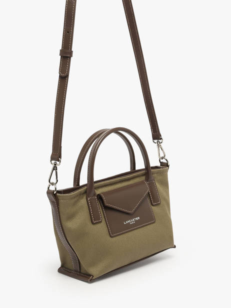 Cross Body Tas Canvas Kba Lancaster Groen canvas kba 49 ander zicht 2