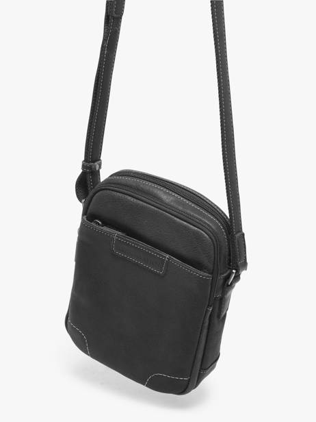 Cross Body Tas Joseph Leder Arthur & aston Zwart marco 8 ander zicht 1