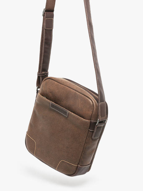 Cross Body Tas Joseph Leder Arthur & aston Bruin marco 9 ander zicht 1