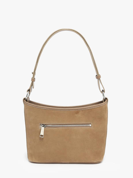 Cross Body Tas Suede Leder Lancaster Beige suede 80 ander zicht 4