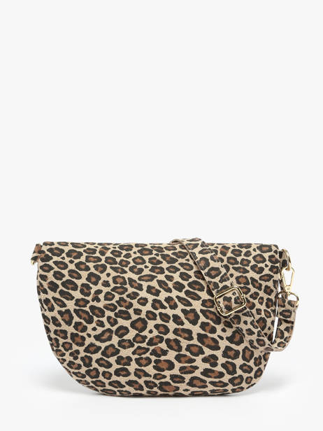 Heuptasje Velvet Leopardo Leder Milano Beige velvet leopardo VL24091 ander zicht 4