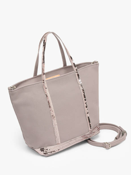 Handtas Le Cabas Pailletten Vanessa bruno Grijs cabas 1V40435 ander zicht 2