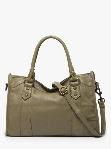 Handtas Cow Leder Basilic pepper Groen cow BCOW22 ander zicht 4
