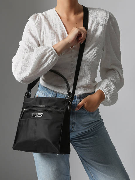 Cross Body Tas Basic Vernis Lancaster Zwart basic vernis 514-60 ander zicht 1