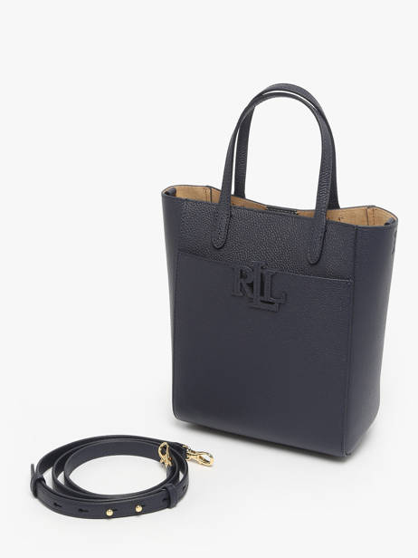 Cross Body Tas Cameryn Leder Lauren ralph lauren Blauw cameryn 31966760 ander zicht 1