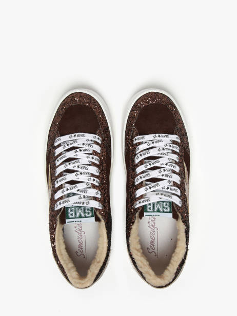 Sneakers Noubar Uit Leder Semerdjian Bruin women NOUBAR ander zicht 3