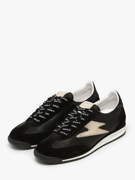 Sneakers Joyce Uit Leder Semerdjian Zwart women JOYCE ander zicht 1