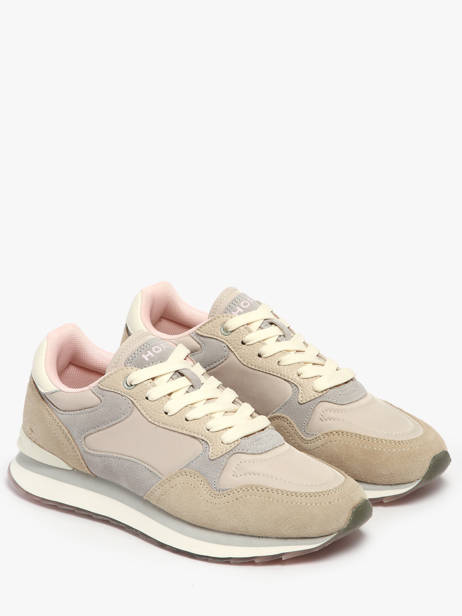 Sneakers City Antibes Uit Leder Hoff Beige women 12402001 ander zicht 1