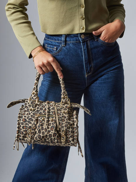 Cross Body Tas Velvet Leopardo Leder Milano Veelkleurig velvet leopardo VL24093 ander zicht 1