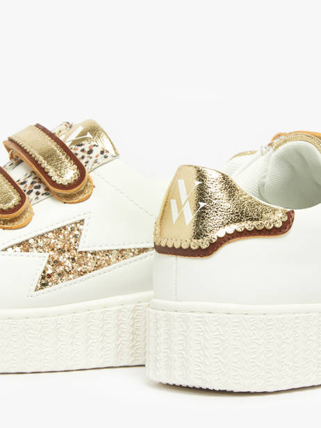 Sneakers Xenia Vanessa wu Goud women BK2803OR ander zicht 2
