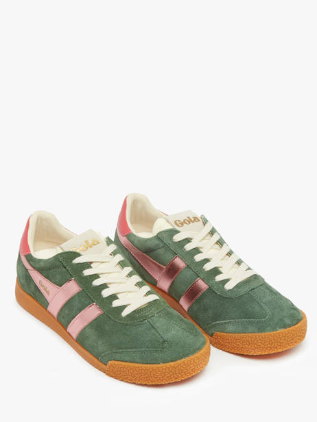 Sneakers Elan Glitz Uit Leder Gola Groen women CLB790 ander zicht 1
