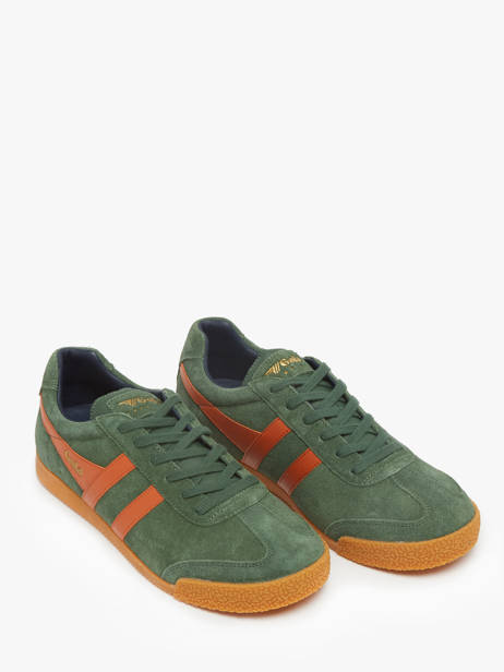 Sneakers Harrier Uit Leder Gola Groen men CMA192 ander zicht 1
