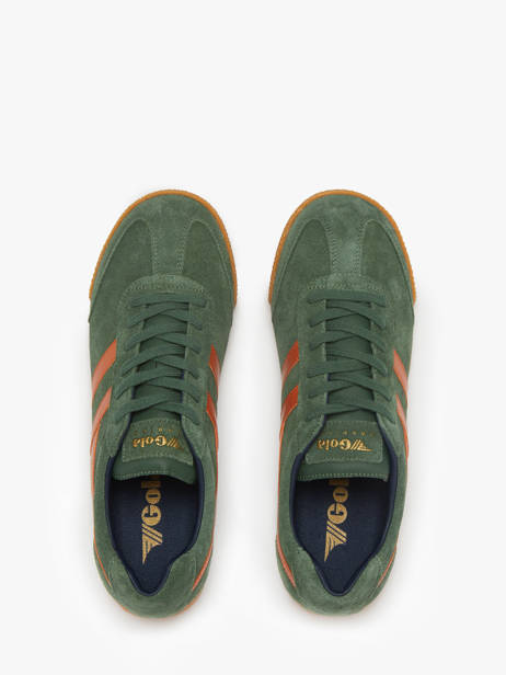Sneakers Harrier Uit Leder Gola Groen men CMA192 ander zicht 3