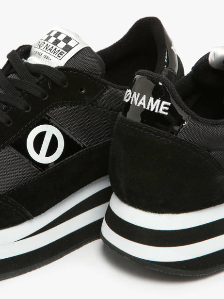 Sneakers Met Platformzool Flex M Jogger Uit Leder No name Zwart women IMN60415 ander zicht 2