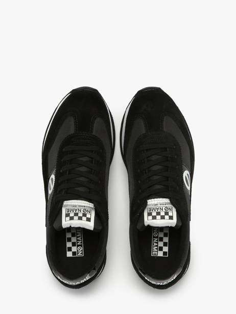 Sneakers Met Platformzool Flex M Jogger Uit Leder No name Zwart women IMN60415 ander zicht 3