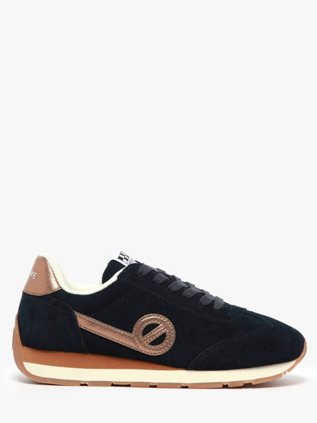 Sneakers City Run Jogger Uit Leder No name Blauw women HRVS04B9