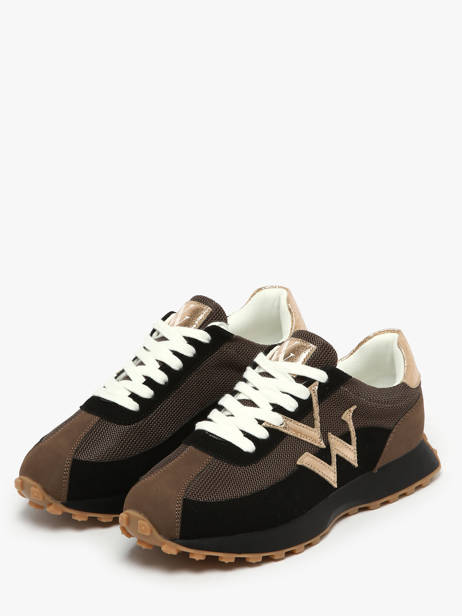Sneakers Pia Vanessa wu Zwart women BK2623NR ander zicht 1