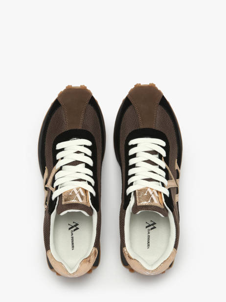 Sneakers Pia Vanessa wu Zwart women BK2623NR ander zicht 3