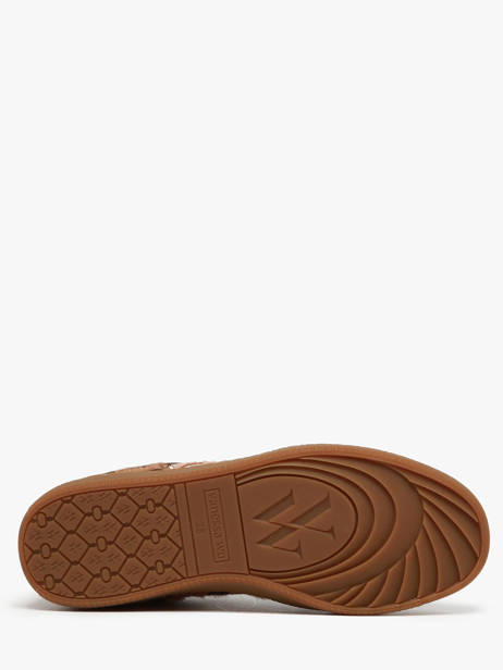 Sneakers Suzanne Vanessa wu Bruin women BK2806NR ander zicht 4