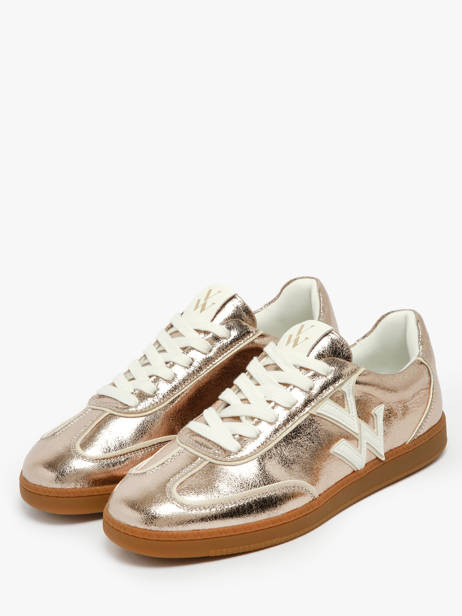 Sneakers Sarah Vanessa wu Goud women BK2805OR ander zicht 1