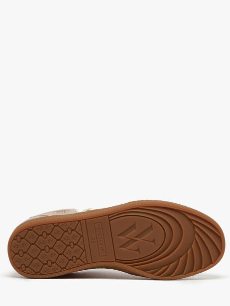 Sneakers Sarah Vanessa wu Goud women BK2805OR ander zicht 4