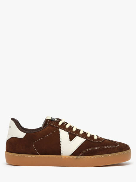 Sneakers Berlin Uit Leder Victoria Bruin women 1126218