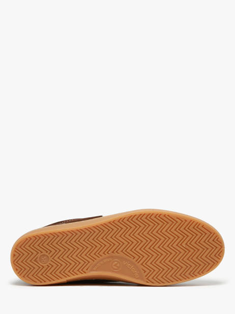 Sneakers Berlin Uit Leder Victoria Bruin women 1126218 ander zicht 4