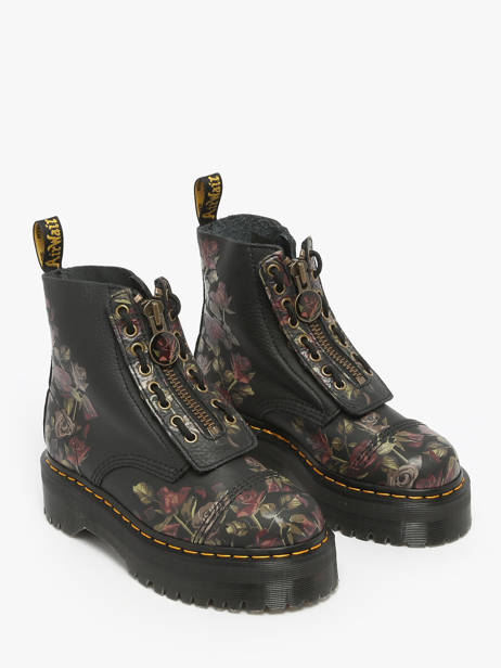 Enkellaarsjes Sinclair Uit Leder Dr martens Zwart women 32050001 ander zicht 1