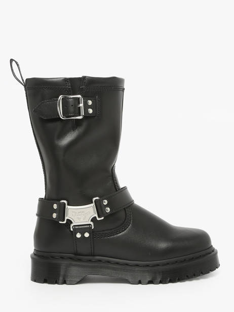 Laarzen Anistone Uit Leder Dr martens Zwart women 32199001