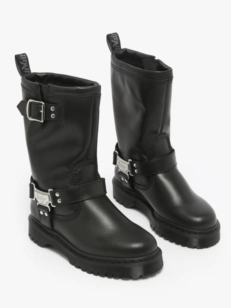 Laarzen Anistone Uit Leder Dr martens Zwart women 32199001 ander zicht 1