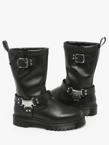 Laarzen Anistone Uit Leder Dr martens Zwart women 32199001 ander zicht 2