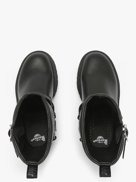 Laarzen Anistone Uit Leder Dr martens Zwart women 32199001 ander zicht 3