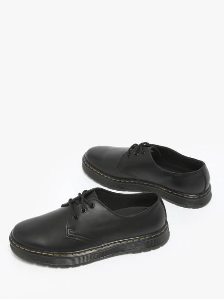Derby Veterschoenen Brookline Low Uit Leder Dr martens Zwart boy 41553001 ander zicht 2