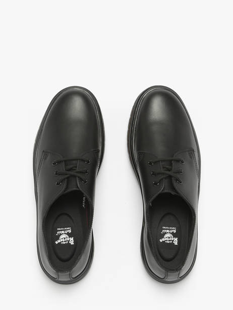 Derby Veterschoenen Brookline Low Uit Leder Dr martens Zwart boy 41553001 ander zicht 3