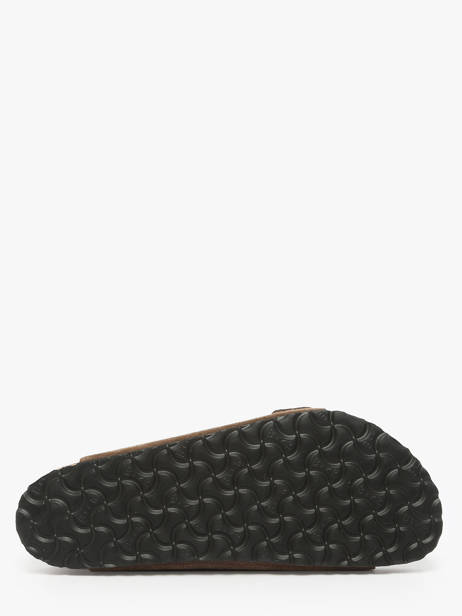 Slippers Arizona Uit Leder Birkenstock Bruin men 1030863 ander zicht 4