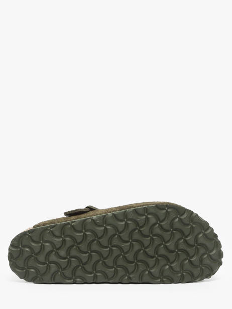 Slippers Boston Uit Leder Birkenstock Groen women 1024714 ander zicht 4