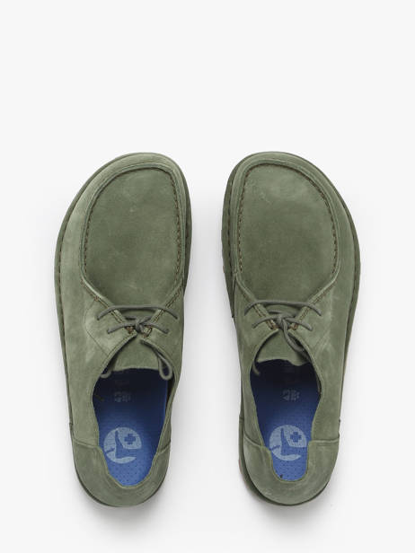 Derby Veterschoenen Utti Uit Leder Birkenstock Groen men 1030109 ander zicht 3